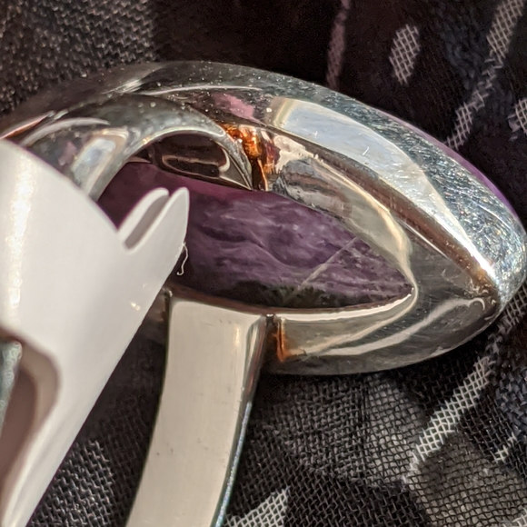 Genuine Russian Charoite Ring - Picture 5 of 8